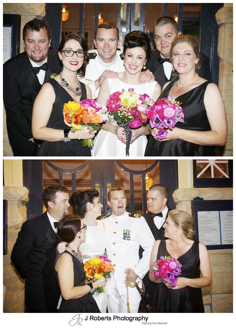 Bridal party group photo - sydney wedding photography 